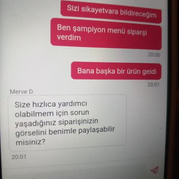 Yanlış Sipariş Ve İade Sorunu