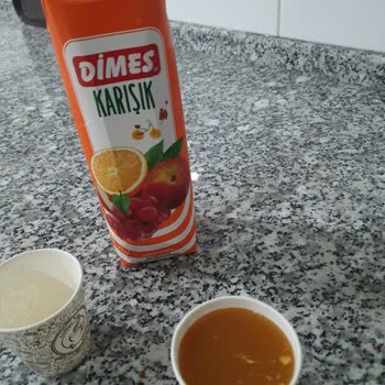 Dimes Meyve Suyunda Yabancı Cisim Şoku!