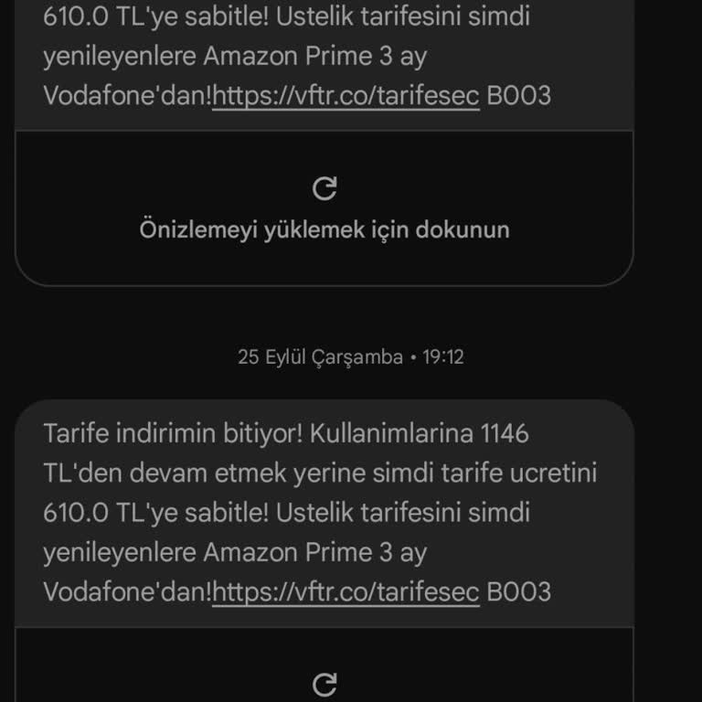 Vodafone Tarifesinde Beklenmedik Fiyat Artışı