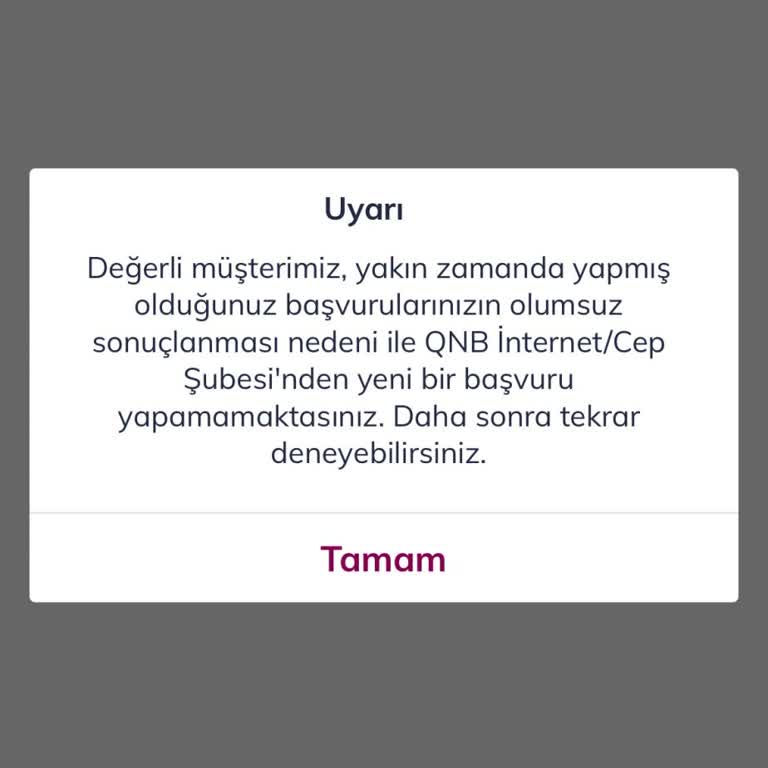 Sıfır Faizli Kredi Başvurusunda Olumsuz Sonuç
