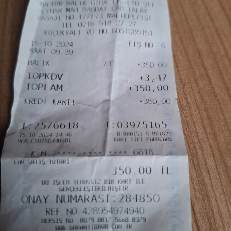 Küçükyalı Karadeniz Balık Lokantası Haksız Fiyatlar!