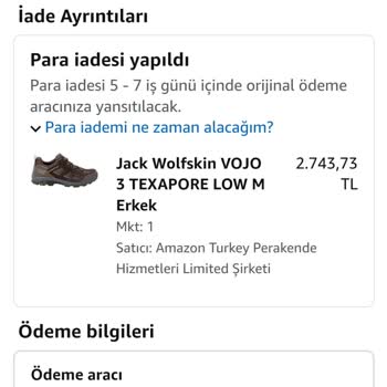 Teslim Edilmeyen Ayakkabı Ve İptal Edilen Sipariş