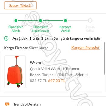 Trendyol'da Wexta Satıcısından Alınan Ürün Teslim Edilmedi Ve Para İadesi Yapılmadı