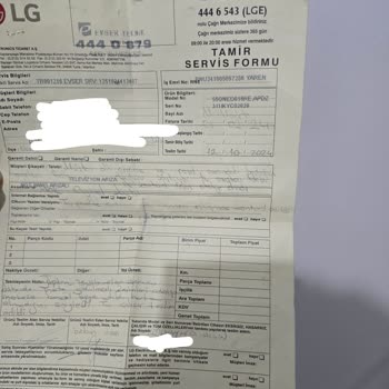 LG Televizyonumda Çerçeve Boşluğu Sorunu Ve Yetersiz Servis Deneyimi