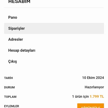 İnternetten Sipariş Verdim, Ürün Gönderilmiyor
