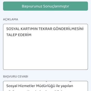Sosyal Yardım Kartım 4 Aydır Gelmedi