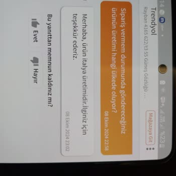 Trendyol'dan Yanlış Bilgilendirme Ve İletişim Sorunları