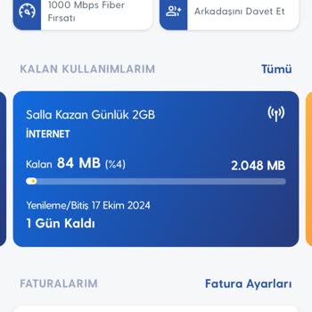Turkcell'de Hızla Tükenen İnternet Ve Yetersiz Müşteri Hizmeti