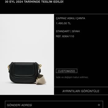 Eksik Parçalı Çanta Ve İade Sorunu