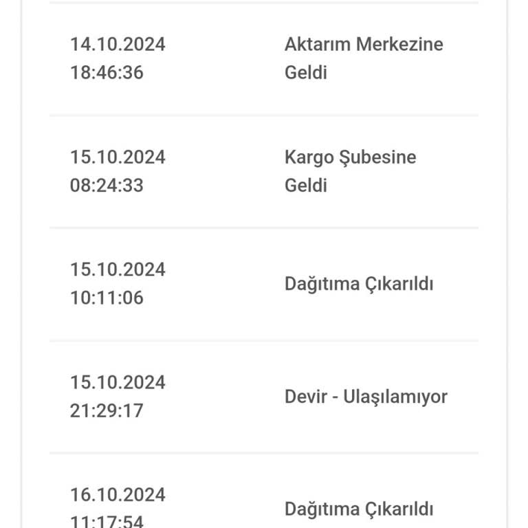 Kargo Firmasının Teslimat Sorunu