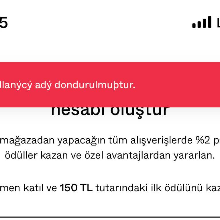Bershka'da Kupon Sorunu Ve Hesap Dondurma