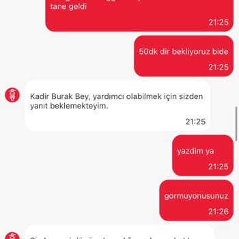 Eksik Sipariş Ve İletişim Sorunları