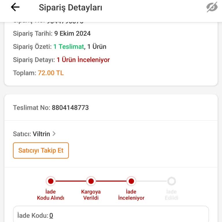 Trendyol'dan İptal Edilen Siparişler Ve Sürekli Gecikmeler