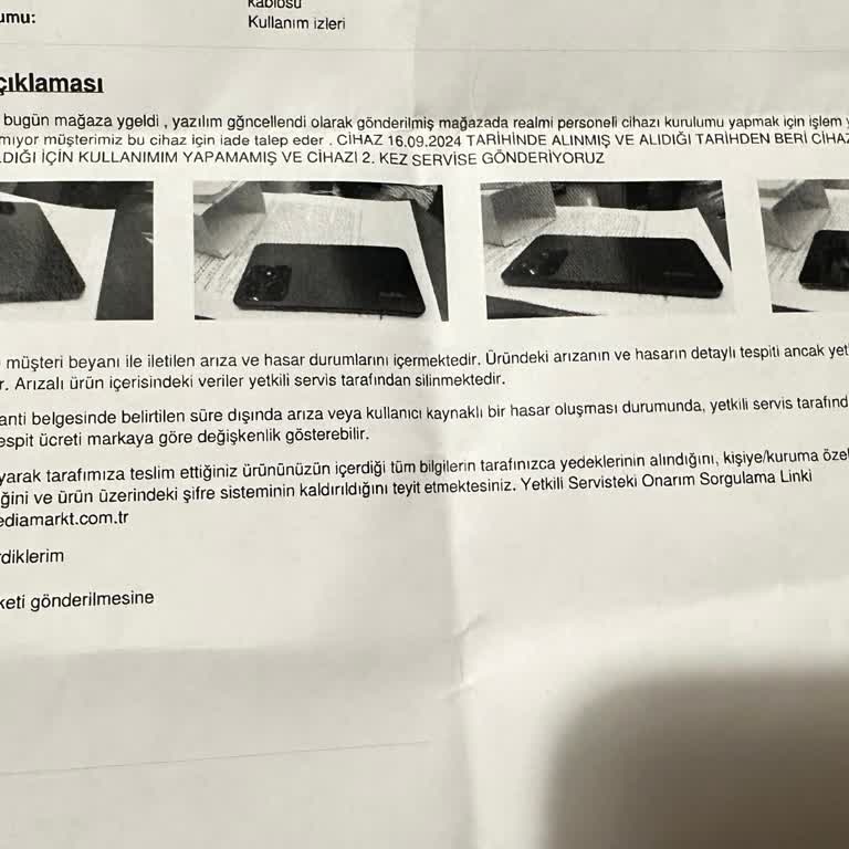 Realme Yeni Telefonumun Bitmeyen Sorunları Ve Mağduriyetim