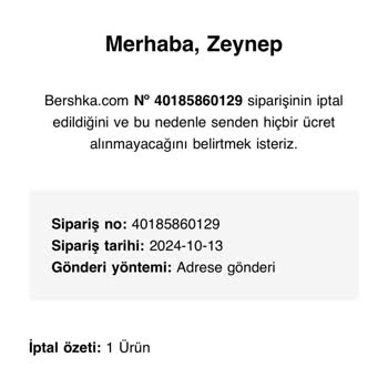 Üyeliğim İptal Edildi, Param İade Edilmedi