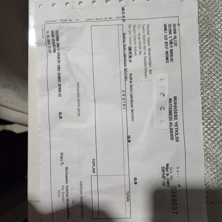 Devlet Hastanesinde Ücret Şoku