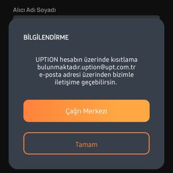 Uption Hesabında Para Çıkışı Sorunu Ve İletişim Eksikliği