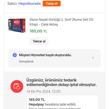 Hepsiburada'da Tedarik Edilemeyen Kitap Seti Ve Fiyat Farkı Sorunu