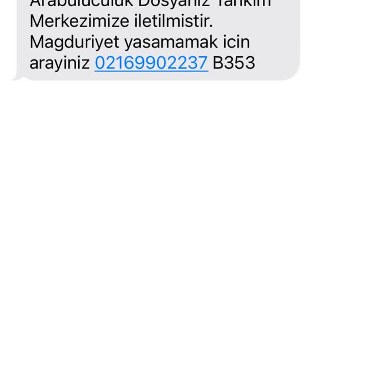 Yanıltıcı Arabuluculuk Mesajıyla Karşılaştım