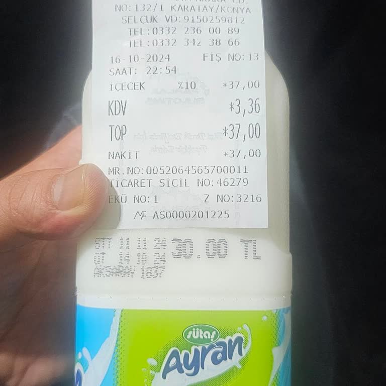 Sütaş Ürünlerinde Etiket Fiyatı Ve Kasadaki Fiyat Farkı