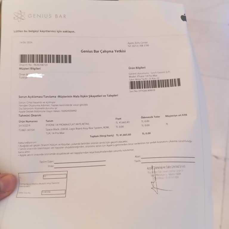 Apple Servisinde Yaşanan Hayal Kırıklığı