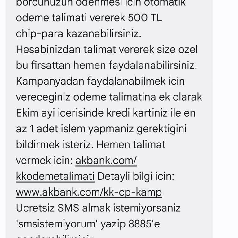 Chip Para İadesi Sorunu