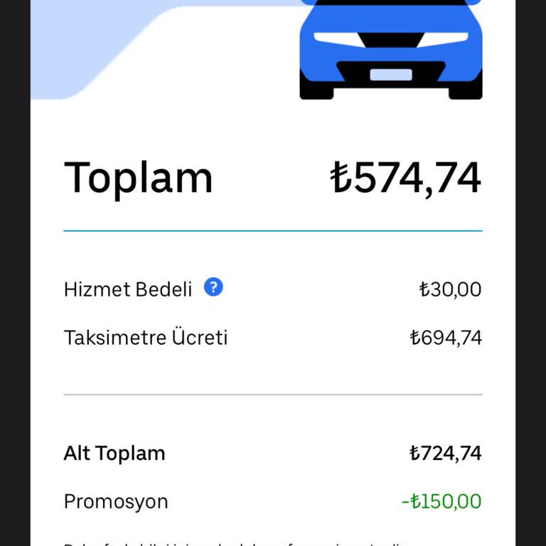 Uber Yolculuklarında Taksimetre Farkı Ve İletişim Eksikliği