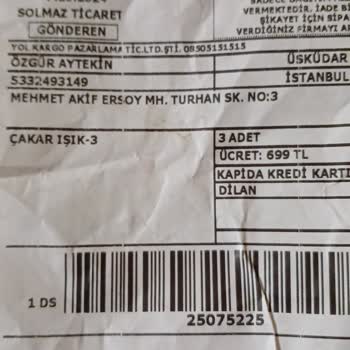 Yanlış Ürün Gönderimi Ve İletişimsizlik Sorunu