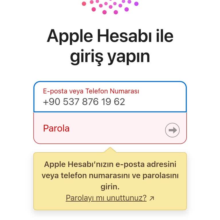 Hesap Giriş Sorunu Ve Numara Değişikliği