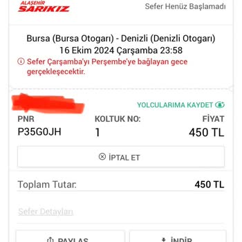 Gece Yarısı Bilet Krizi: Alaşehir Sarıkız Güven Vermiyor