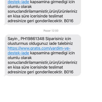 Gratis'ten Para İadesi Sorunu Ve Yanıltıcı Bilgilendirme