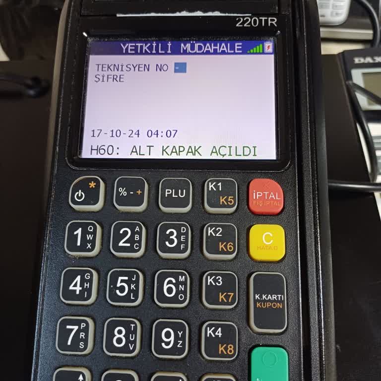 Gece Nöbetinde Pos Cihazı Kilitlendi