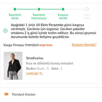 Trendyol Siparişim Kargoda Kayboldu: Müşteri Hizmetleri Yetersiz