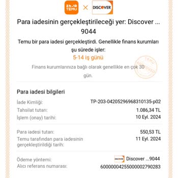 İade Edilmeyen Ödeme: Temu Ve Banka Arasında Kayıp