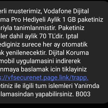 Yanıltıcı İnternet Paketi Yükleme Sorunu