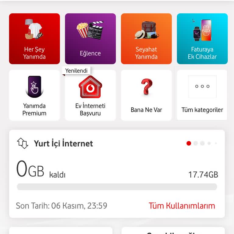 Tarife Değişikliği Ve Gizemli İnternet Tüketimi