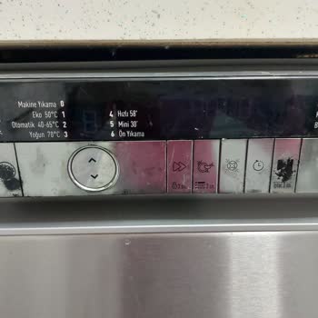 Bulaşık Makinesi Ön Panelinde Silinme Sorunu