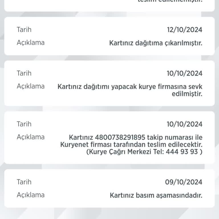 Yanlış Adrese Gönderilen Kart Krizi