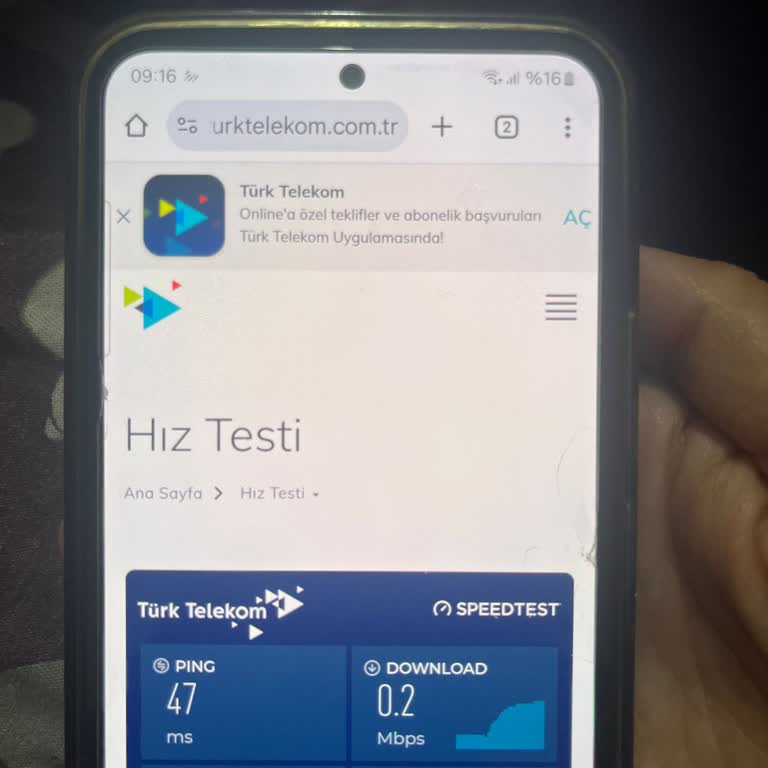 Türk Telekom'un Düşük Hız Ve Kopma Sorunları
