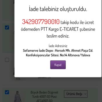 Sefamerve'den İade Sürecinde Yaşanan Sorunlar