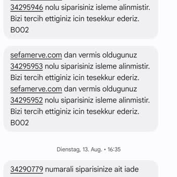 Sefamerve'den İade Sürecinde Yaşanan Sorunlar