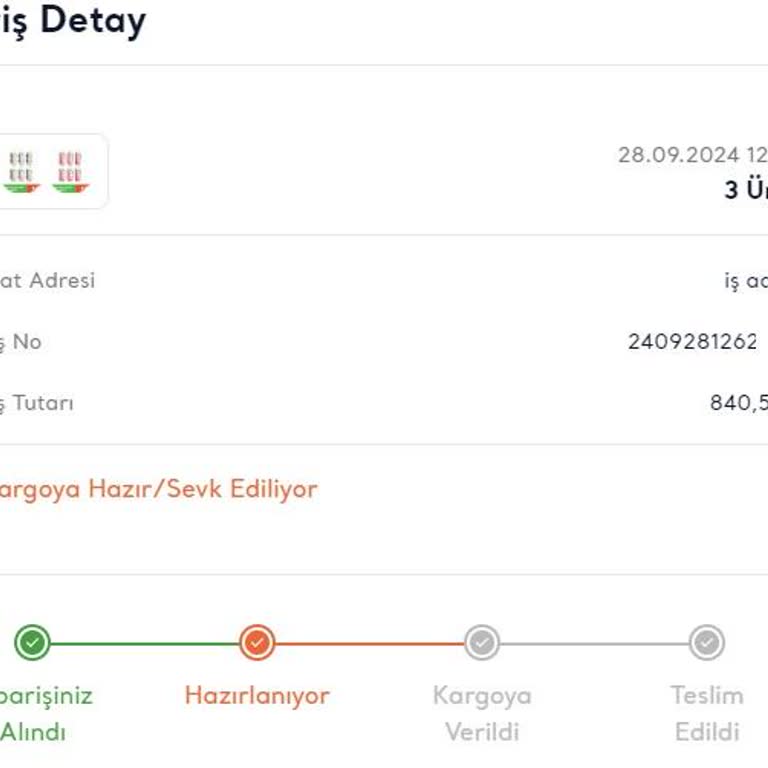 25 Günlük Sipariş Bekleyişi Ve İletişim Sorunları