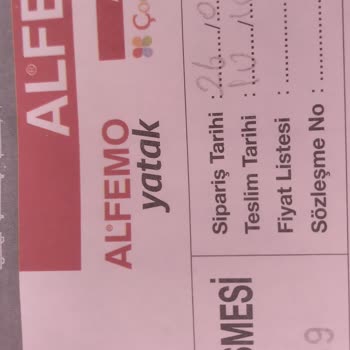Alfemo Mobilya Teslimatında Büyük Gecikme