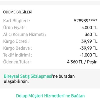 Kargo Kayboldu, Hizmet Bedeli İade Edilmedi