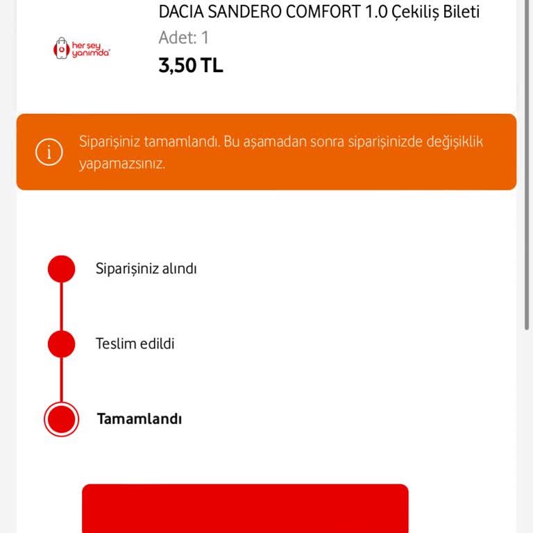 Vodafone Yanımda Çekilişinde Belirsizlik
