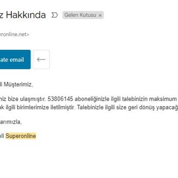 Superonline'ın Fiber Altyapı Sorunu Ve Haksız Cayma Bedeli Talebi