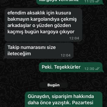 Kayıp Sipariş Ve İletişim Sorunları