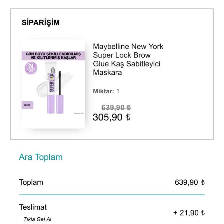 Siparişin Kargoya Verilmemesi