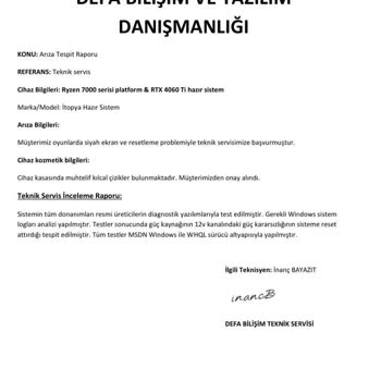 Garanti Servisi Ve Kargo Sürecinde Yaşanan Sorunlar