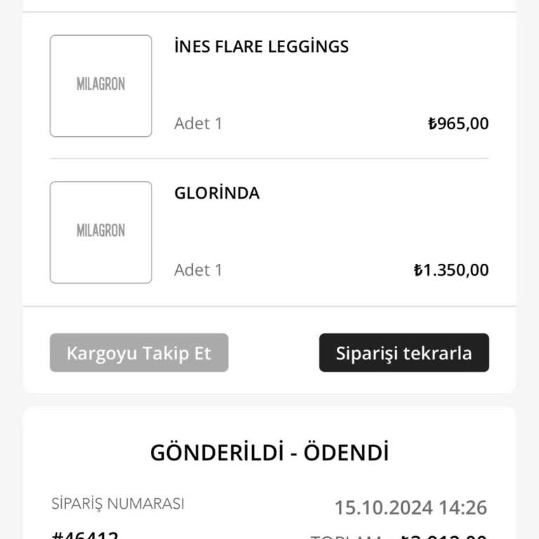 Milagron'dan Yanlış Ürün Teslimatı Ve İade Sorunu